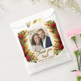 Sacolinha Pacote de Sementes de Noiva Carnation Vermelha de
