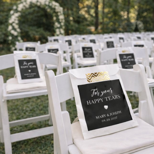Sacolinha Pacotes de Papel de Tecido de Casamento Personaliz (Criador carregado)