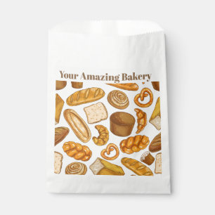 Sacolinha Padaria e Loja de Pães Personalizada Adicionar Nom