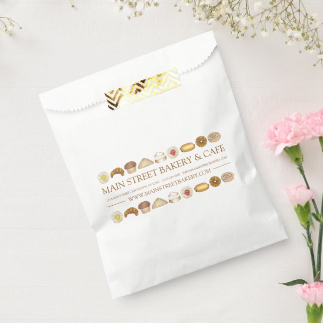 Sacolinha Padaria Produtos Assados Confeitaria Pastéis (Selado)