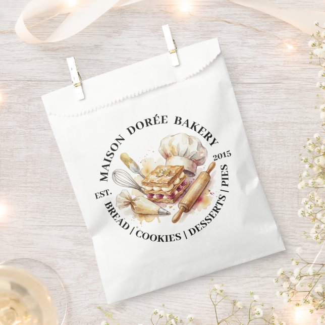 Sacolinha Padeiro Confeiteiro Chefe de Confeitaria Doces Bol (Cortado)