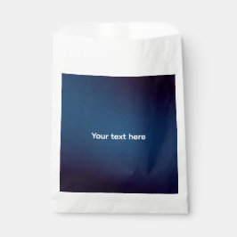 Sacolinha Padrão de Abstrato azul escuro | Adicionar Texto