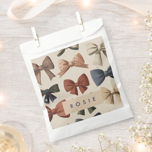 Sacolinha Padrão de Arco de Imagem Personalizada do Monogram (Cortado)