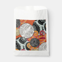 Sacolinha Padrão de estilo japonês com bolas e espirais