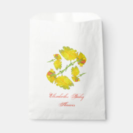 Sacolinha Padrão de rosas.