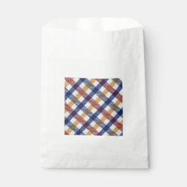 Sacolinha Padrão de Tartan multicolorido