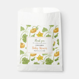 Sacolinha padrão de vinha de abóbora