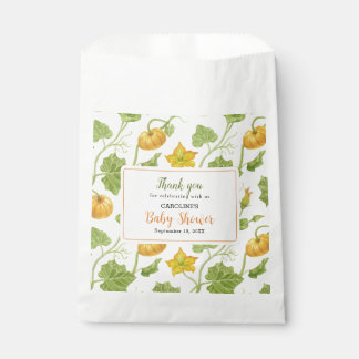 Sacolinha padrão de vinha de abóbora