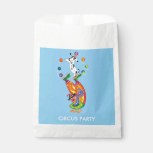 Sacolinha Palhaço de circo e cão de mnanipulação