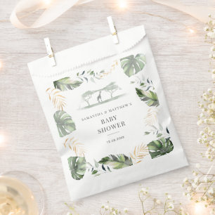 Sacolinha Palm Deixa Casais Safari Chá de fraldas