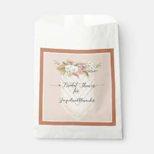 Sacolinha Pampas Grass Terra Cotta Floral Palm Beach Bridal
