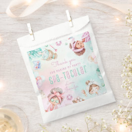 Sacolinha Pamper Party Glam Birthday Spatacular Obrigado