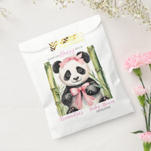 Sacolinha Panda Bear Obrigado Beary Muita Chá de fraldas De