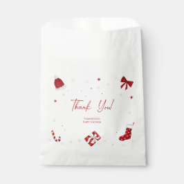 Sacolinha Papais noeis Chá de fraldas de Natal