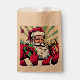 Sacolinha Papais noeis de banda desenhada/Natal