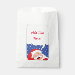 Sacolinha Papais noeis de Natal DIZEM Personalizar Bag de Fa