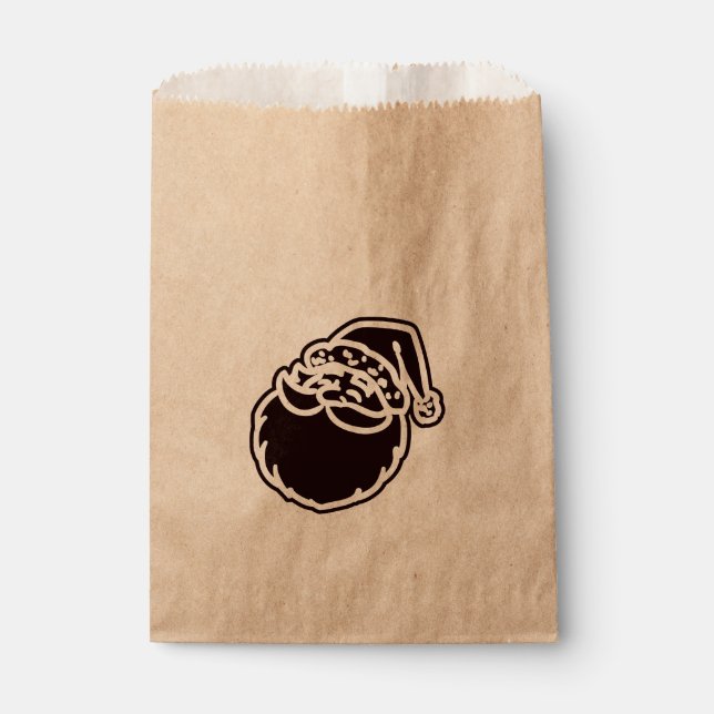 Sacolinha Papais noeis Pretos Enfrentam Feriado de Natal (Frente)