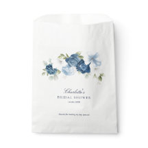 Papel de Chá de panela Floral Azul e Dusty