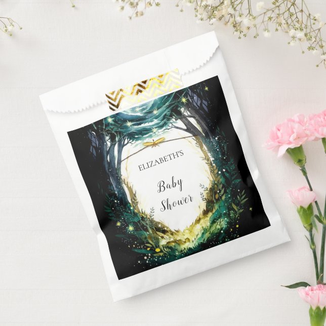 Sacolinha Para o Chá de fraldas de floresta (Selado)