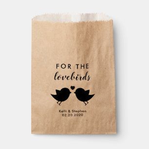 Sacolinha Para os Lovebirds, Wedding envie fora das bolsas
