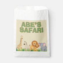 Parabéns de Safari, Favor Bolsas