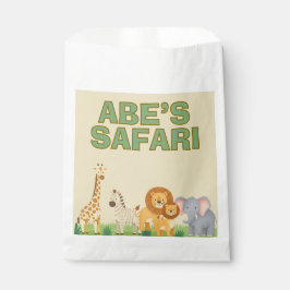 Sacolinha Parabéns de Safari, Favor Bolsas