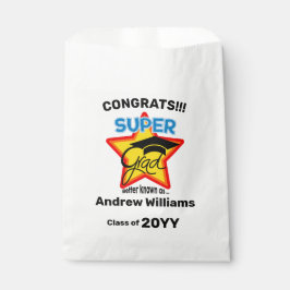 Sacolinha Parabéns Logo Super Grad-Texto Editável