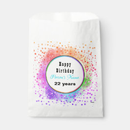 Sacolinha Parabéns Pastel Paper Favor Bag - HAMbyWG