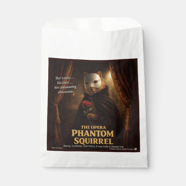 Sacolinha Paródia de Esquilo Fantasma da Ópera (Frente)