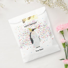 Sacolinha Partida de pinguins - Animais na Festa de aniversá