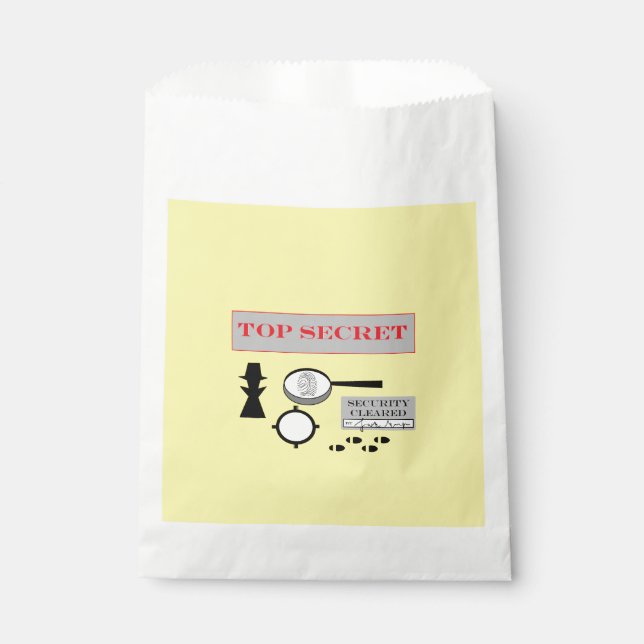 Sacolinha Partido "Agente Secreto/Espião" Favorece Bolsas (Frente)