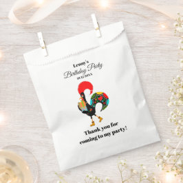 Sacolinha Partido Aniversário de criança do Rooster Parade
