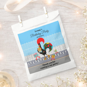 Sacolinha Partido Aniversário de criança do Rooster Parade