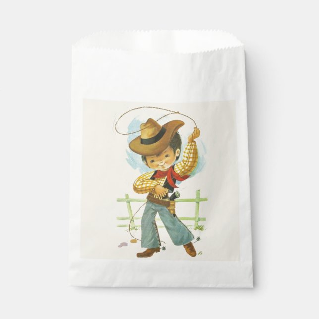Sacolinha Partido Cowboy Favor Bag (Frente)