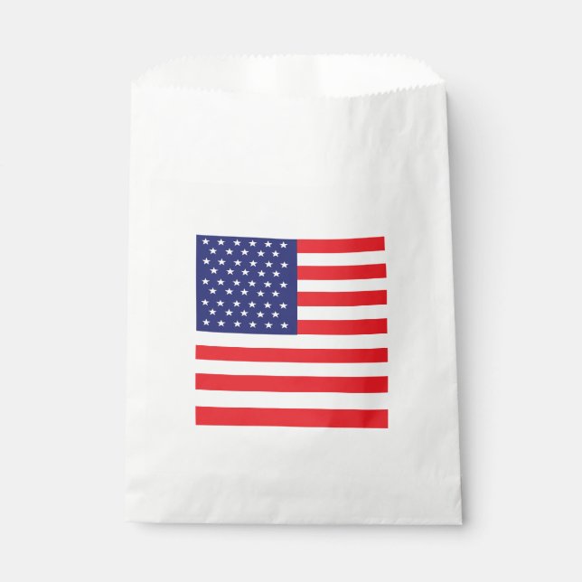Sacolinha Partido da Bandeira Americana Favorece Bag Red Whi (Frente)