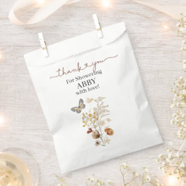 Sacolinha Partido Delicate Wildflower e Butterfly