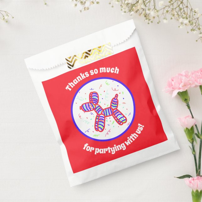 Sacolinha Partido dos Cães Balões Favorece Bolsas (Selado)