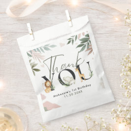 Sacolinha Partido primeiro aniversario Wild One Safari