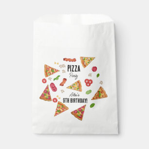 Sacolinha Partido Tema da Pizza - Festa de Aniversário de cr
