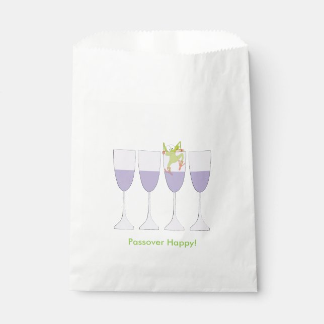 Sacolinha Passagem "Sapo e Vinho" Goodie Favor Bag (Frente)