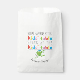 Sacolinha Passagem "The Kids'Mesa" Goodie Favor Bag