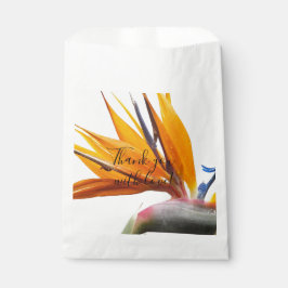 Sacolinha Pássaro Tropical do Casamento Floral do Paraíso Ob