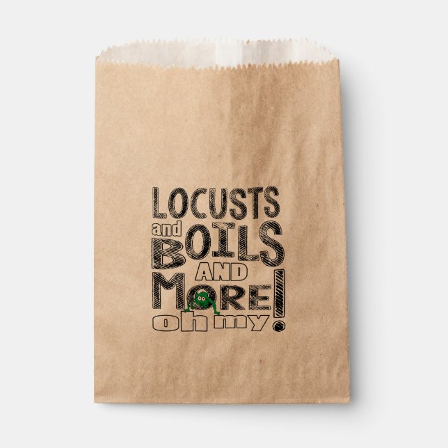 Sacolinha Passover "Oh Meu" Goodie Favor Bag (Frente)