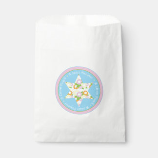 Sacolinha Passover "Pastel Flowers" Goodie Favor Bag