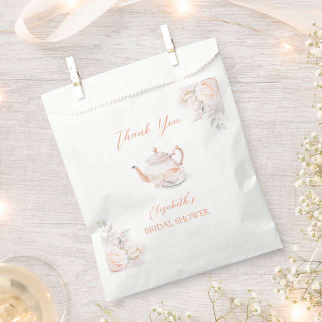 Sacolinha Pastel Blooms Bridal Tea (Cortado)