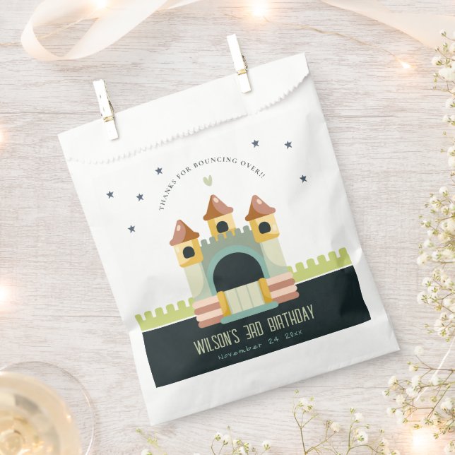 Sacolinha Pastel Jumping Castle Jump & Play Aniversário de c (Cortado)