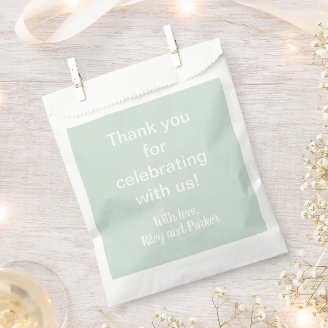 Sacolinha Pastel Sage Green (Cortado)