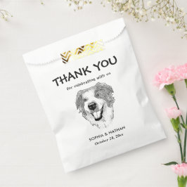 Sacolinha Pastor australiano Personalizado Obrigado