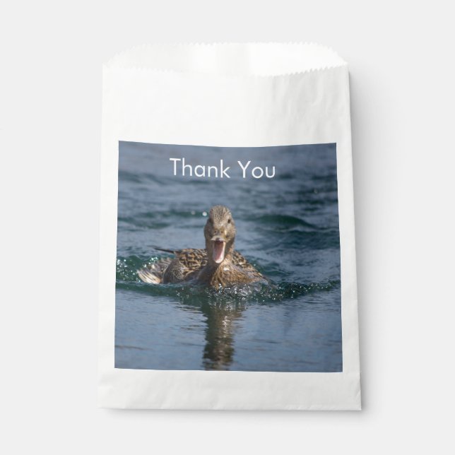 Sacolinha Pato com bico aberto (Frente)