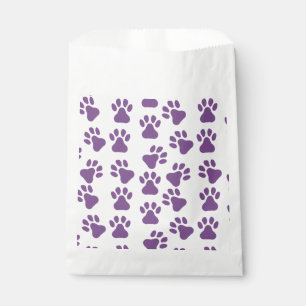 Sacolinha Pawprint Púrpura